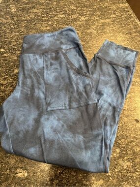 Grace & Lace Blue Tie-Dye Live-In Loungers